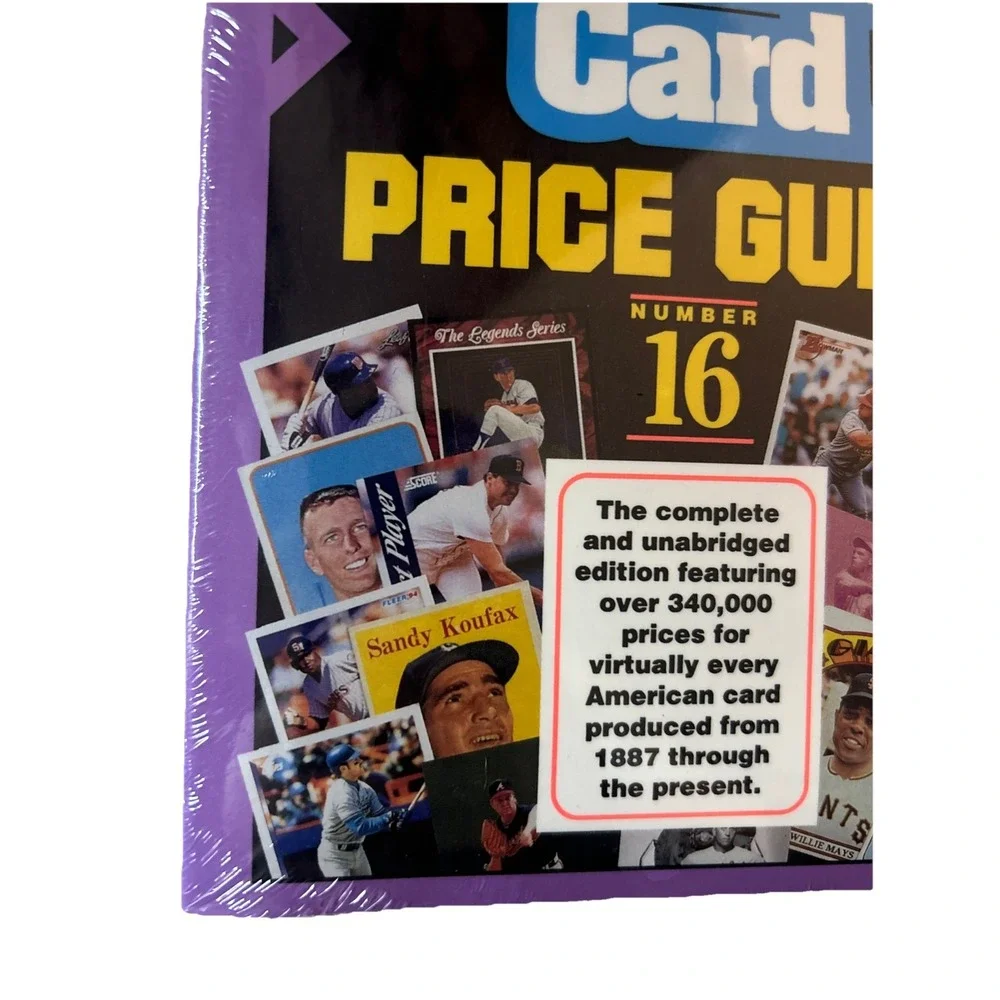 SEALED‎ 1994 Beckett Sport Americana Baseball Card Price Guide #16 Paperback